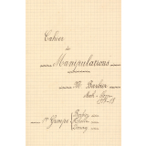 Cahier de manipulations