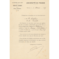Designation de suppléante pour Mademoiselle Tallon