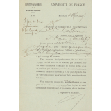 Designation de suppléante pour Mademoiselle Tallon