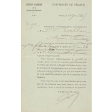 Designation de suppléante pour Mademoiselle Tallon