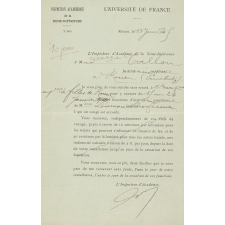 Designation de suppléante pour Mademoiselle Tallon
