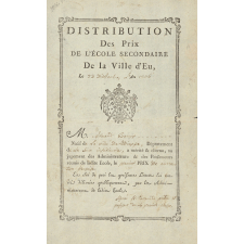 Distribution des prix de l'école secondaire de la Ville d'Eu