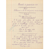 Cahier journalier