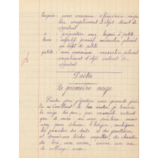 Cahier journalier