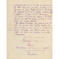Cahier journalier