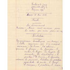 Cahier journal