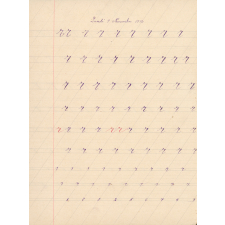 Cahier d'écriture sans modèle