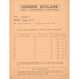 Ecole publique de Honguemare-Guenouville. Dossiers d'élèves. 
