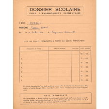 Ecole publique de Honguemare-Guenouville. Dossiers d'élèves.