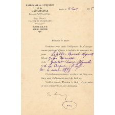 Recensement des élèves de l'école de La Crique à la rentrée 1915.