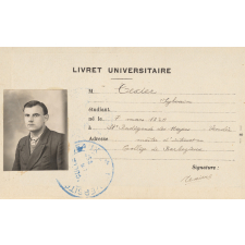 Livret universitaire. 