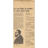 Les cent lignes de punition de l'élève Sacha Guitry. 