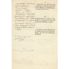 Ecole royale Militaire. Interrogatoire d'Alexis Joseph Dufay, né en 1740.