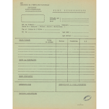 Dossier scolaire.