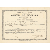 Conseil de discipline : Félicitations à Mulocheau (Georges), élève de 2e au Collège de Dreux.
