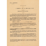 Ecole Polytechnique - Promotion 1929 - Instruction pour les élèves admis en 1929 - Annexe à l'Instruction pour les élèves admis en 1929 - Concession de places gratuites.