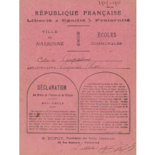 Cahiers de renseignements administratifs.