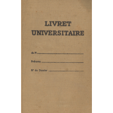 Livret universitaire individuel.