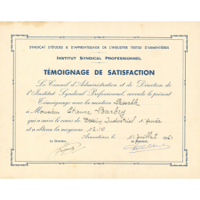 Témoignages de satisfaction.