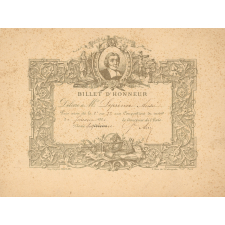 Billet d'honneur. École chrétienne.