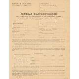 Contrat d'apprentissage pour l'agriculture ou l'horticulture et les professions connexes.
