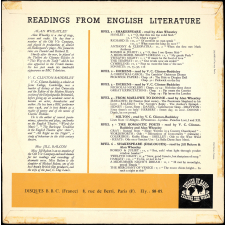 Readings from English Literature. I, Shakespeare