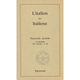 L'italien des Italiens. Fascicule annexe, vocabulaire des scènes I à 48