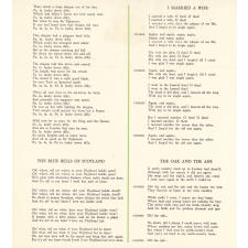 English Traditional Songs. Volume II