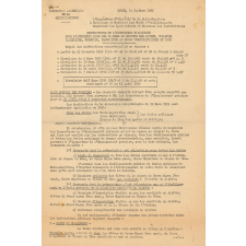 Instructions de l'inspecteur d'académie pour l'admission dans les classes de sixième des lycées, collèges classiques, modernes, techniques et cours complémentaires en 1960.