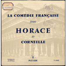 La comédie Française joue Horace de Corneille. .