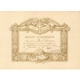 Billet d'honneur