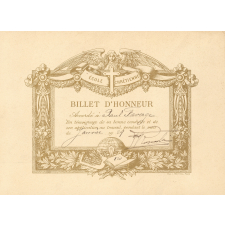 Billet d'honneur
