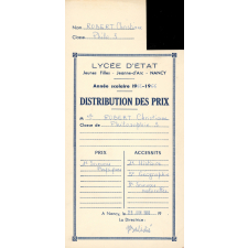 Distribution des prix