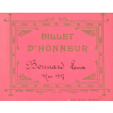 Billet d'honneur Bonnard Louise mai 1917