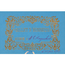 Billet d'honneur accordé à M. T. Ringenbach, le 22 juin 1907