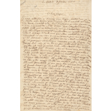 Lettre à son père. 