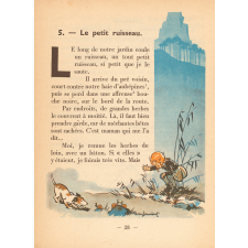 Au pays bleu : roman d'une vie d'enfant : cours élémentaire