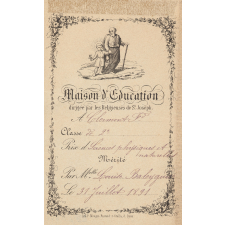 Ex-praemio . Maison d'éducation dirigée par les religieuses de Saint-Joseph.