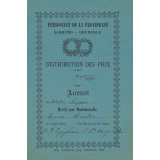 Ex-praemio . Pensionnat de la providence St Bruno - Grenoble.