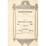 Ex-praemio . Institution dirigée par Madame Démarest.