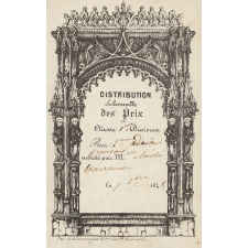 Ex-praemio . Distribution Solennelle des Prix.