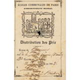 Ex-praemio . Ecoles communales de Paris. Enseignement mutuel.