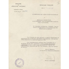 Service du plan scolaire et universitaire. Programmation 1967.