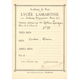 Mentions obtenues par Melle Madeleine Lavigne.