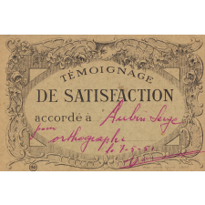 Témoignages de satisfaction.