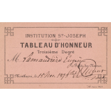 Tableau d'Honneur