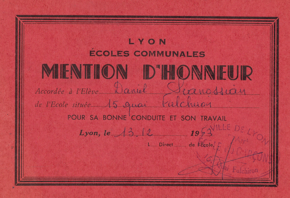 Mention d'Honneur