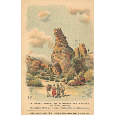 Le grand sphinx de Montpellier-le-Vieux : témoignage de satisfaction
