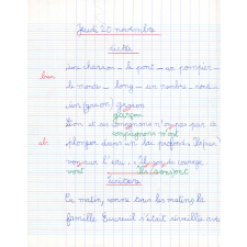 Cahier du jour 2