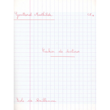 Cahier de lectures
